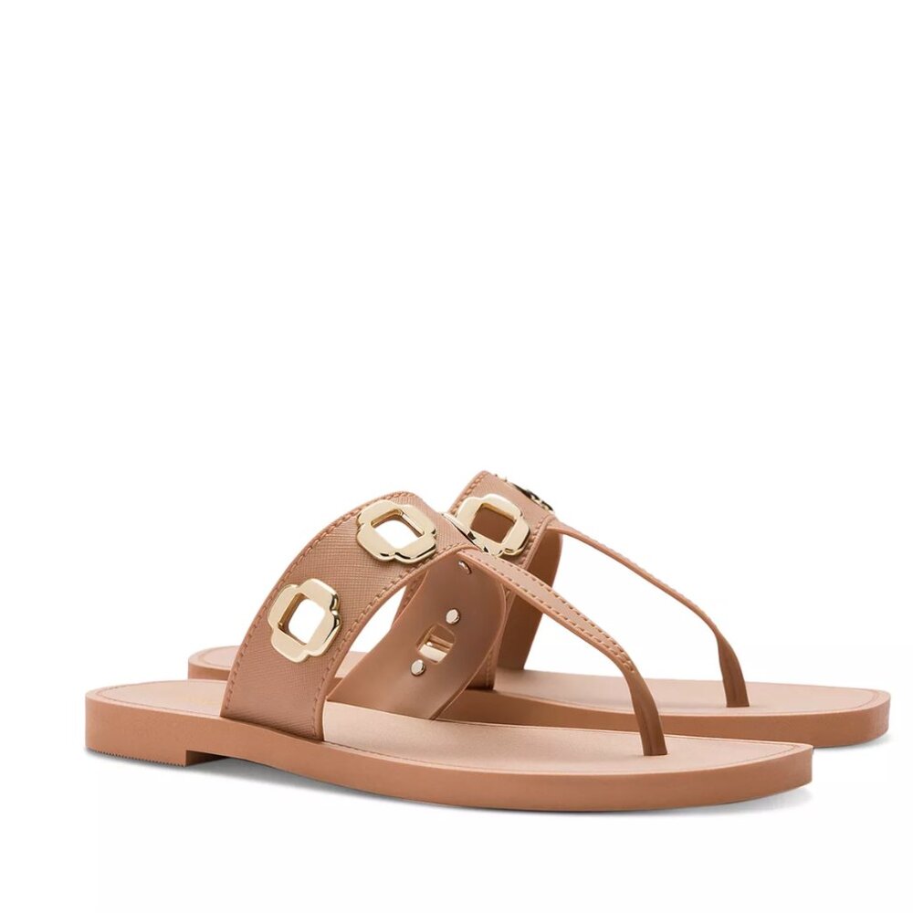 Larroudé Tuckernuck Women's Thong Sandals, Size 8/9